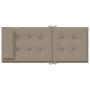 Cojines de silla con respaldo alto 2 uds tela Oxford gris taupe de , Cojines para sillas y sofás - Ref: Foro24-361898, Precio...