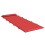 Cojín de tumbona de tela Oxford rojo 180x60x4 cm de , Cojines para sillas y sofás - Ref: Foro24-361858, Precio: 46,09 €, Desc...