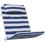 Cojines silla Adirondack 2 uds tela Oxford a rayas azul blanco de , Cojines para sillas y sofás - Ref: Foro24-361845, Precio:...