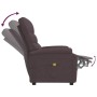 Sillón de masaje eléctrico tela marrón oscuro de , Sillones de masaje eléctricos - Ref: Foro24-321231, Precio: 203,09 €, Desc...
