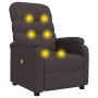 Sillón de masaje eléctrico tela marrón oscuro de , Sillones de masaje eléctricos - Ref: Foro24-321231, Precio: 203,09 €, Desc...