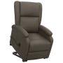 Sillón elevable cuero sintético gris de , Sillones - Ref: Foro24-329688, Precio: 325,16 €, Descuento: %