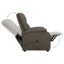 Sillón elevable cuero sintético gris de , Sillones - Ref: Foro24-329688, Precio: 325,16 €, Descuento: %