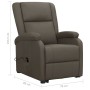 Sillón elevable cuero sintético gris de , Sillones - Ref: Foro24-329688, Precio: 325,16 €, Descuento: %