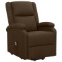 Sillón elevable tela marrón oscuro de , Sillones - Ref: Foro24-329704, Precio: 395,65 €, Descuento: -5%%