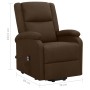 Sillón elevable tela marrón oscuro de , Sillones - Ref: Foro24-329704, Precio: 395,65 €, Descuento: -5%%
