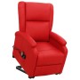 Sillón de masaje elevable cuero sintético rojo de , Sillones de masaje eléctricos - Ref: Foro24-329697, Precio: 235,61 €, Des...