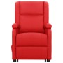 Sillón de masaje elevable cuero sintético rojo de , Sillones de masaje eléctricos - Ref: Foro24-329697, Precio: 235,61 €, Des...