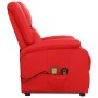 Sillón de masaje elevable cuero sintético rojo de , Sillones de masaje eléctricos - Ref: Foro24-329697, Precio: 235,61 €, Des...