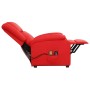 Sillón de masaje elevable cuero sintético rojo de , Sillones de masaje eléctricos - Ref: Foro24-329697, Precio: 235,61 €, Des...