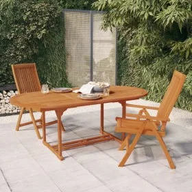 Mesa de jardín madera maciza de eucalipto 200x100x75 cm de vidaXL, Mesas de jardín - Ref: Foro24-316068, Precio: 227,23 €, De...