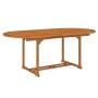 Mesa de jardín madera maciza de eucalipto 200x100x75 cm de vidaXL, Mesas de jardín - Ref: Foro24-316068, Precio: 230,21 €, De...