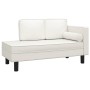 Sofá diván con cojines y cojín de cabeza cuero sintético crema de , Sofás - Ref: Foro24-340696, Precio: 192,85 €, Descuento: %