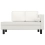 Sofá diván con cojines y cojín de cabeza cuero sintético crema de , Sofás - Ref: Foro24-340696, Precio: 192,85 €, Descuento: %