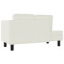 Sofá diván con cojines y cojín de cabeza cuero sintético crema de , Sofás - Ref: Foro24-340696, Precio: 192,85 €, Descuento: %