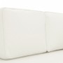 Sofá diván con cojines y cojín de cabeza cuero sintético crema de , Sofás - Ref: Foro24-340696, Precio: 192,85 €, Descuento: %