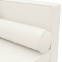 Sofá diván con cojines y cojín de cabeza cuero sintético crema de , Sofás - Ref: Foro24-340696, Precio: 192,85 €, Descuento: %