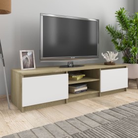 Comprar Mueble de TV madera contrachapada blanco