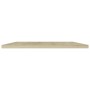 Estante estantería 4 uds contrachapada roble Sonoma 80x40x1,5cm de , Estanterías - Ref: Foro24-805336, Precio: 41,19 €, Descu...