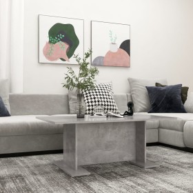 Mesa de centro madera contrachapada gris hormigón 103,5x60x40cm de , Mesas de centro - Ref: Foro24-806844, Precio: 37,84 €, D...