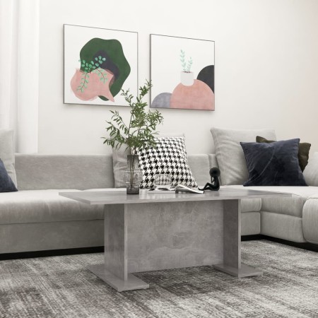Mesa de centro madera contrachapada gris hormigón 103,5x60x40cm de , Mesas de centro - Ref: Foro24-806844, Precio: 37,84 €, D...
