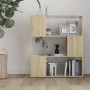Librería separador madera contrachapada roble Sonoma 80x24x94cm de , Librerías y estanterías - Ref: Foro24-809128, Precio: 58...