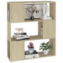 Librería separador madera contrachapada roble Sonoma 80x24x94cm de , Librerías y estanterías - Ref: Foro24-809128, Precio: 58...