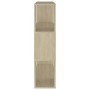 Librería separador madera contrachapada roble Sonoma 80x24x94cm de , Librerías y estanterías - Ref: Foro24-809128, Precio: 58...