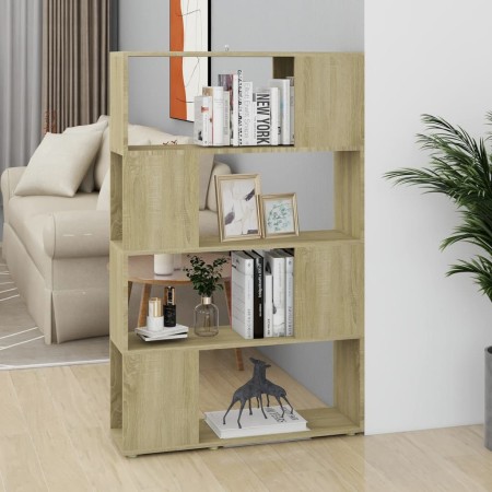 Librería separador contrachapada roble Sonoma 80x24x124,5 cm | Foro24.es | Tu tienda online para hogar, jardín y más Foro24.es