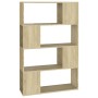 Librería separador contrachapada roble Sonoma 80x24x124,5 cm | Foro24.es | Tu tienda online para hogar, jardín y más Foro24.es