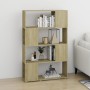 Librería separador contrachapada roble Sonoma 80x24x124,5 cm | Foro24.es | Tu tienda online para hogar, jardín y más Foro24.es