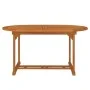Mesa de jardín madera maciza de eucalipto 200x100x75 cm de vidaXL, Mesas de jardín - Ref: Foro24-316068, Precio: 227,23 €, De...
