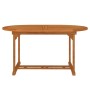 Mesa de jardín madera maciza de eucalipto 200x100x75 cm de vidaXL, Mesas de jardín - Ref: Foro24-316068, Precio: 230,21 €, De...