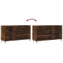 Mueble zapatero madera contrachapada roble ahumado 102x36x60 cm | Foro24.es | Tu tienda online para hogar, jardín y más Foro24.es