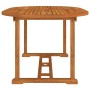 Mesa de jardín madera maciza de eucalipto 200x100x75 cm de vidaXL, Mesas de jardín - Ref: Foro24-316068, Precio: 230,21 €, De...