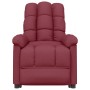 Sillón reclinable de tela rojo tinto | Foro24.es | Tu tienda online para hogar, jardín y más Foro24.es