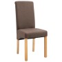 Sillas de comedor giratorias 2 unidades tela marrón | Foro24.es | Tu tienda online para hogar, jardín y más Foro24.es