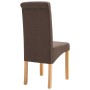 Sillas de comedor giratorias 2 unidades tela marrón | Foro24.es | Tu tienda online para hogar, jardín y más Foro24.es
