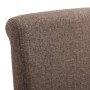 Sillas de comedor giratorias 2 unidades tela marrón | Foro24.es | Tu tienda online para hogar, jardín y más Foro24.es