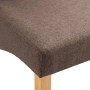 Sillas de comedor giratorias 2 unidades tela marrón | Foro24.es | Tu tienda online para hogar, jardín y más Foro24.es