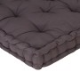 Cojín para palés algodón gris antracita 120x80x10 cm de , Cojines para sillas y sofás - Ref: Foro24-48676, Precio: 71,96 €, D...