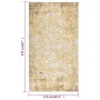 Alfombra de exterior tejido plano amarilla 115x170 cm de vidaXL, Protectores para exterior - Ref: Foro24-317044, Precio: 33,8...