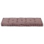 Cojín para palés algodón gris taupe 120x40x7 cm de , Cojines para sillas y sofás - Ref: Foro24-48681, Precio: 43,78 €, Descue...