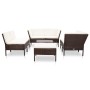 Set muebles de jardín 8 piezas y cojines ratán sintético marrón | Foro24.es | Tu tienda online para hogar, jardín y más Foro24.es
