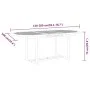 Mesa de jardín madera maciza de eucalipto 200x100x75 cm de vidaXL, Mesas de jardín - Ref: Foro24-316068, Precio: 227,23 €, De...