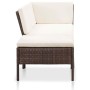 Set muebles de jardín 8 piezas y cojines ratán sintético marrón | Foro24.es | Tu tienda online para hogar, jardín y más Foro24.es
