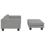 Cama de perros con extensión terciopelo gris claro 100x50x30 cm de , Camas para perros - Ref: Foro24-172020, Precio: 143,80 €...