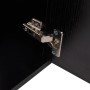 Conjunto de muebles de baño con lavabo y grifo 11 piezas negro de , Muebles de baño - Ref: Foro24-273687, Precio: 459,69 €, D...