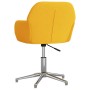 Silla de oficina giratoria de tela amarillo claro de , Sillas de oficina - Ref: Foro24-344721, Precio: 84,12 €, Descuento: %