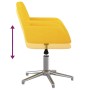Silla de oficina giratoria de tela amarillo claro de , Sillas de oficina - Ref: Foro24-344721, Precio: 84,12 €, Descuento: %